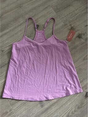 State of Day Women's Racerback Tank Pajama Thulian Pink Sz XSmall  TOP ONLY